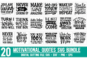 Motivational Quotes SVG Bundle, a Graphic by Buysvgbundles (Thumbnail 1 of 5)