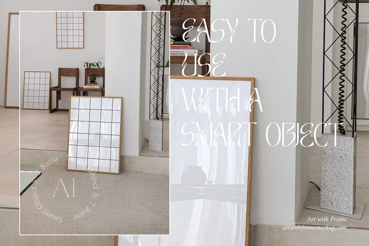 51 Frame Mockups - Vintage Furniture, a Product Mockup by ArtwithFrame (Photo 32 of 50)