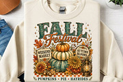 Retro Fall Pumpkin PNG Thanksgiving, a Seasonal Illustration by Canvas Craft (Thumbnail 1 of 6)