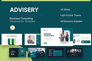 Business Consulting Google Slides, a Presentation Template by New Coral Design
