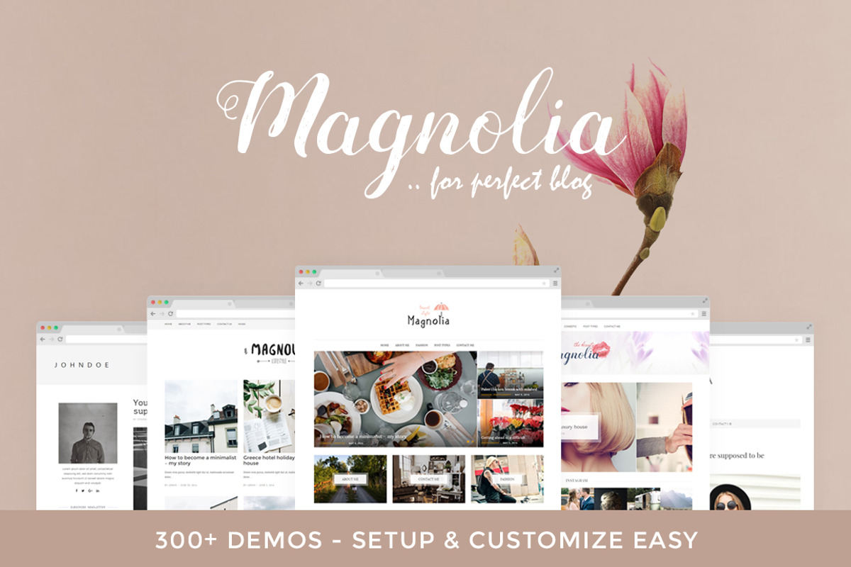 Magnolia - Biggest & Easy Blog, a WordPress Template by lazathemes (Photo 1 of 10)