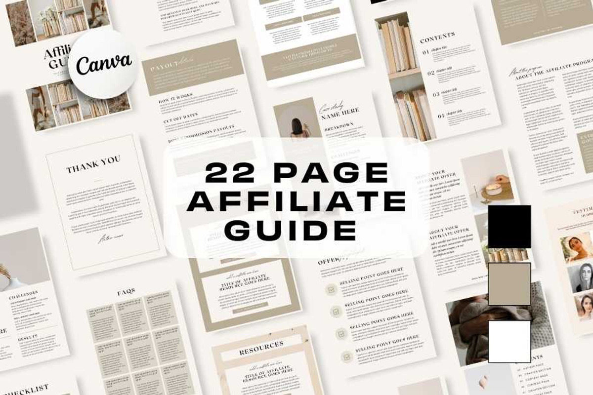 Affiliate Guide - Neutral Aesthetic, a Templates & Theme by Freedom Business Shop (Photo 1 of 11)