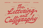 Friday Match Vintage Sporty Script, a Script Font by Letterhend Studio (Thumbnail 5 of 11)