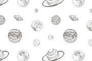 Planets bundle, seamless patterns, an Object Illustration by Good Studio (Thumbnail 11 of 16)
