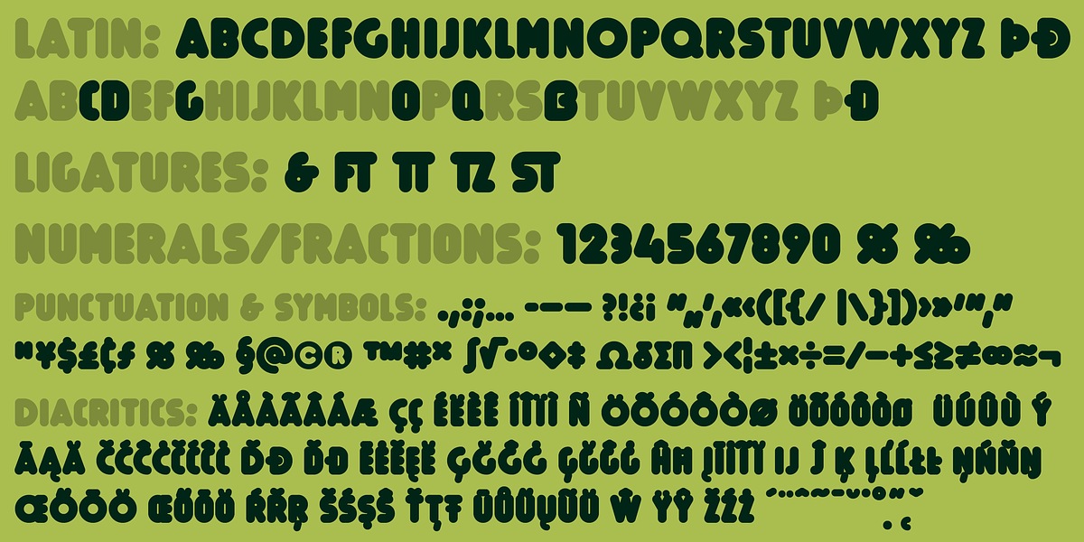 Boule Plus, a Sans Serif Font by ingoFonts (Photo 7 of 7)