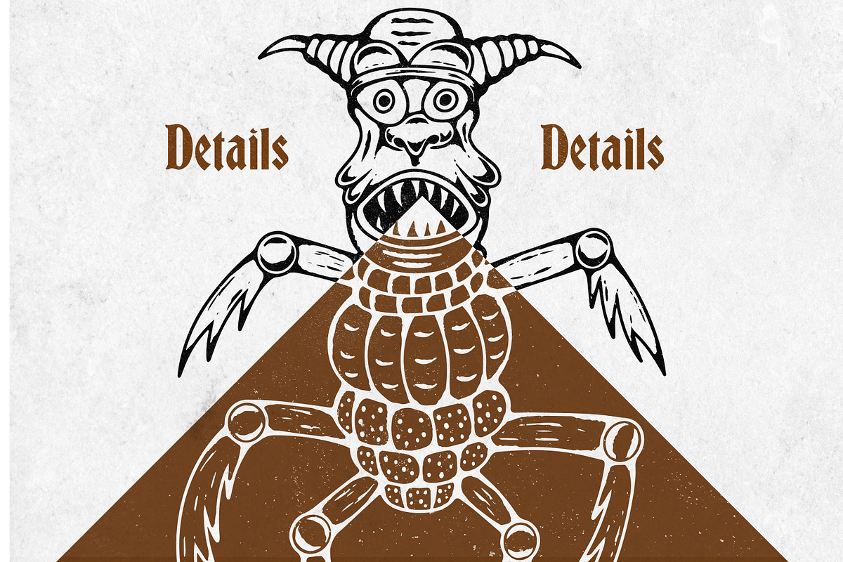 Medieval Monsters Vol 1, a Decorative Illustration by Tekuni (Photo 4 of 14)