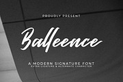 Balleence, a Script Font by Goresan Studio (Thumbnail 1 of 15)