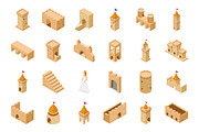 45 Medieval Castle Vector Icons, a Duotone Icon by Vectors Market (Thumbnail 2 of 3)