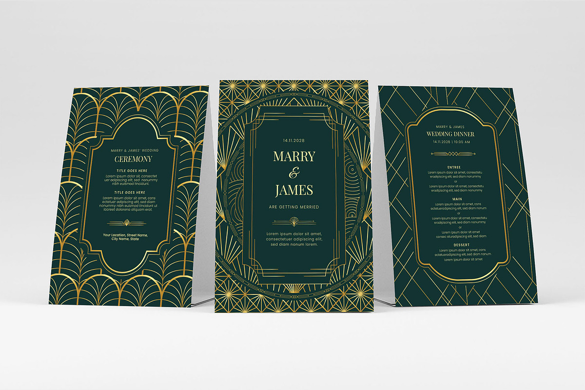 Art Deco Patterns Collection, a Pattern Graphic by DesignerCandies (Photo 21 of 21)
