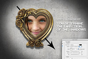 Gold & Silver Heart Frame Mockup, a Print Template by Fresh Design Elements (Thumbnail 5 of 6)