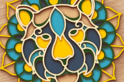 Tiger 3D Mandala - SVG cut file, an Object Graphic by Arshad Ali (Thumbnail 6 of 8)