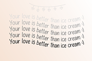 Oatmeal Cute Handwritten Font, a Handwritten Font by Lalava Studio (Thumbnail 7 of 9)