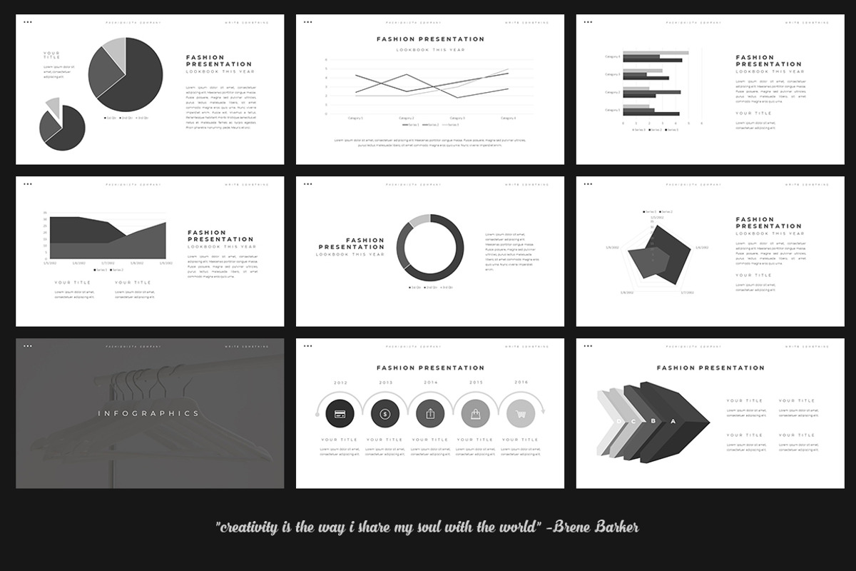 Fashionista - Fashion PowerPoint, a Presentation Template by desvibes (Photo 7 of 11)