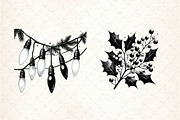Black and White Christmas Sublimatio, an Illustration by CreationArt (Thumbnail 5 of 5)