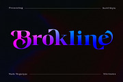 Brokline Serif Typeface, a Serif Font by Megatype (Thumbnail 1 of 16)