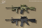 M4 rifle, an Object 3D Model by Tartino 3D models (Thumbnail 8 of 10)