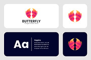 Gradient Modern Abstract Butterfly, a Branding & Logo Template by Artnivora.Std (Thumbnail 2 of 2)