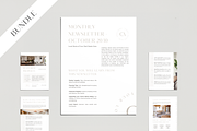 Real Estate Monthly Newsletter, a Marketing Template by EstateElements (Thumbnail 1 of 8)