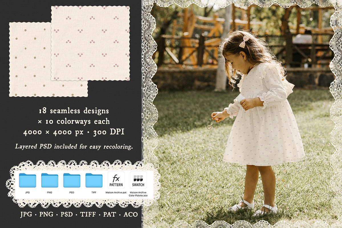 Maison Archive: Pattern Collection, a Pattern Graphic by lerinartstudio (Photo 7 of 14)