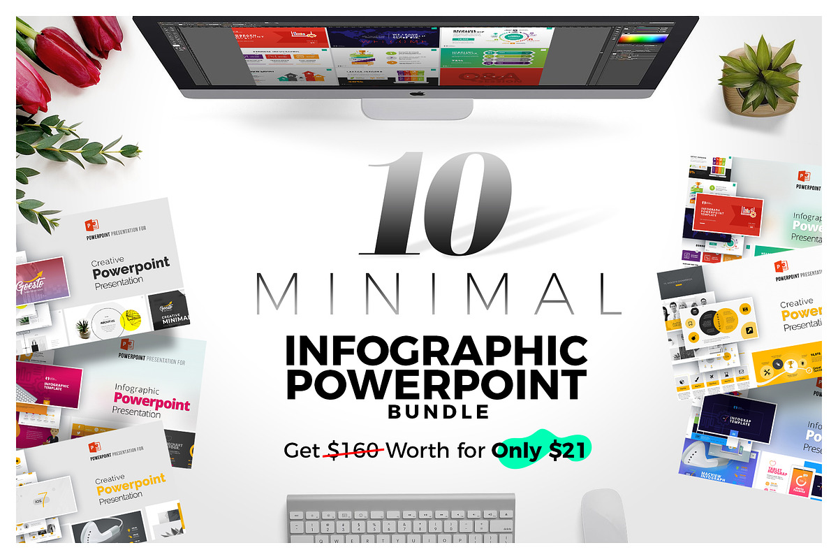 Minimal Infographic PPTX Bundle