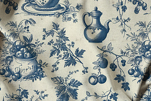 Toile De Jouy Print Design Patterns