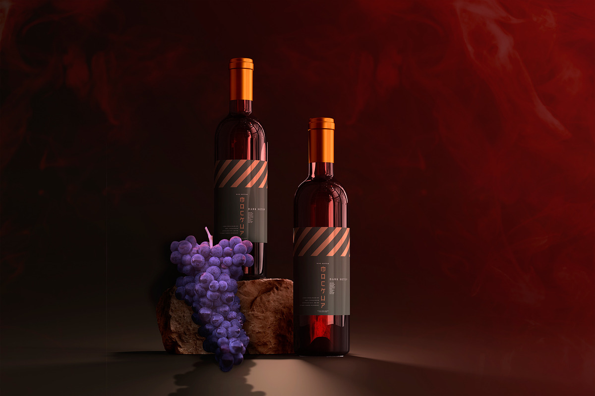 Red Wine Mockup Set, a Product Mockup by PSD Market (Photo 6 of 17)