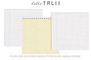 101 doodles clipart + 3 copybook JPG, an Education Illustration by Hello Talii (Thumbnail 4 of 4)