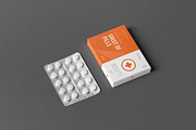 Pills Box Mock-up 2, a Packaging Mockup by Yogurt86 (Thumbnail 7 of 9)