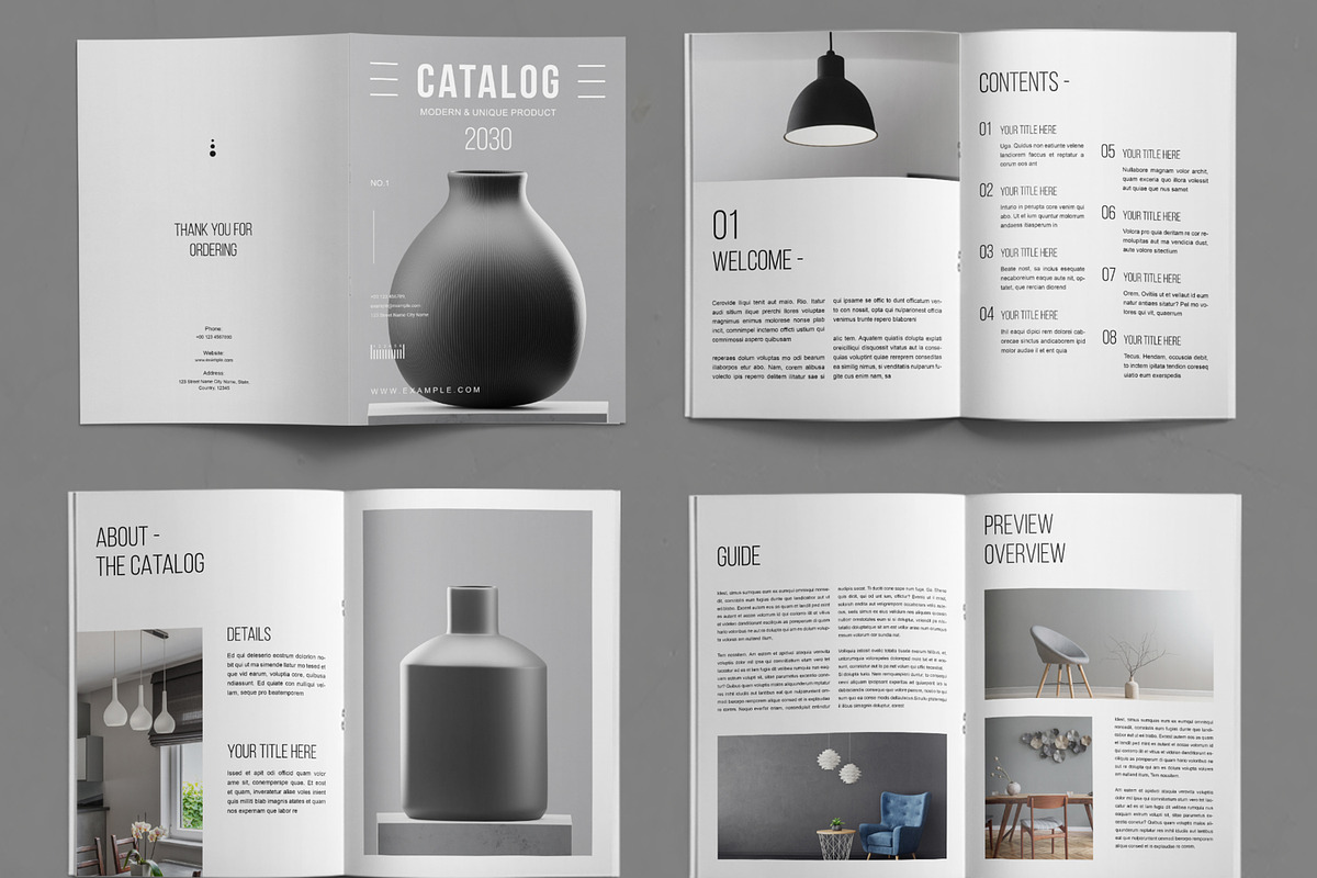Catalog Brochure Layout, a Brochure Template by ContestDesign (Photo 2 of 3)