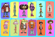 MISFIT HEIGHTS PNG SET, a Person Illustration by XiXong STUDIO (Thumbnail 2 of 6)