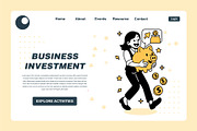 BUSINESS INVESTMENT, a Finance Illustration by frog.ground (Thumbnail 1 of 2)