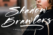 Shadow Brawlers, a Script Font by Integritype Studio (Thumbnail 1 of 13)