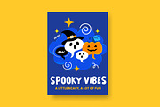 Happy Halloween | Posters Set, a Seasonal Illustration by wowomnom (Thumbnail 2 of 4)