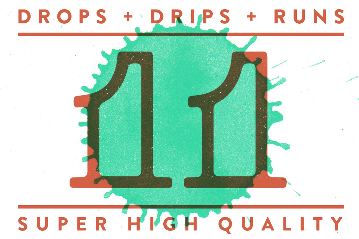 Hi-Res Spatter Set preview 3