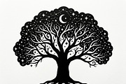 Elegant dream tree silhouette design, a Healthcare Illustration by Amazin_art (Thumbnail 40 of 49)
