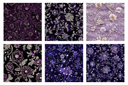 Purple Rhinestone Embroidered Velvet, a Texture Graphic by Dream Creation (Thumbnail 3 of 5)