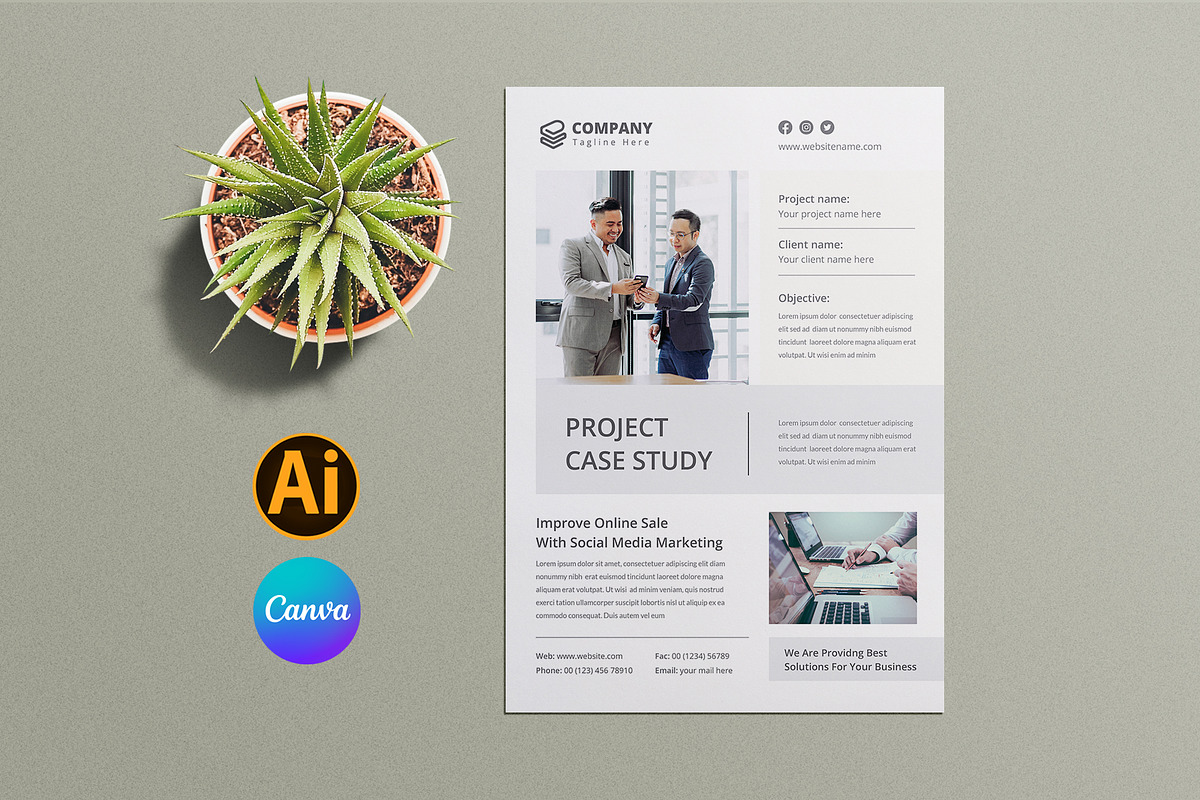 Case Study Template - Canva