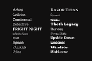 The Halloween Horror Font Bundle, a Sans Serif Font by HipFonts (Thumbnail 2 of 12)