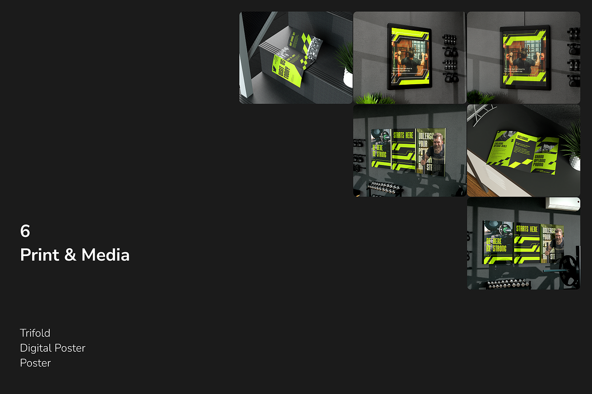 Branding Set Bundle at Gym Studio, a Mockup by Arvalamockup (Photo 8 of 11)
