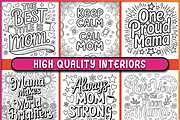 Mom Life Quotes Coloring Book, a Decorative Illustration by Ink Gallery (Thumbnail 2 of 6)