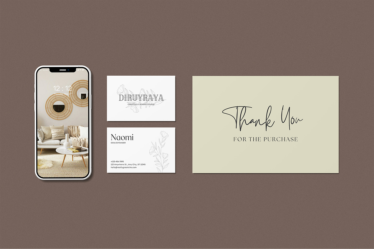 Stationery & Branding Mockup Kit, a Pens & Pencil Mockup by zuhraabdullah (Photo 4 of 7)