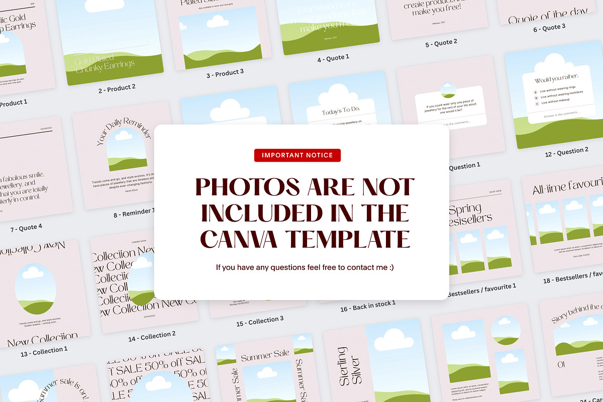 Small Business Canva Instagram Posts, a Social Media Template by Alice Store (Photo 8 of 8)