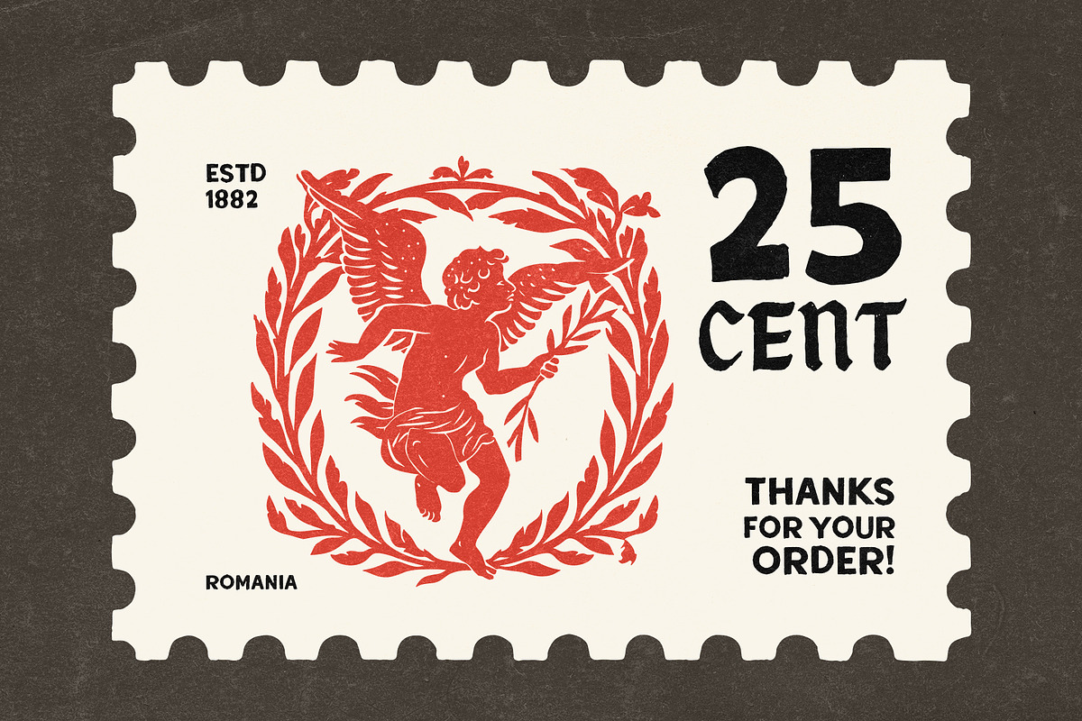 Post Crave - Two Style Font, a Blackletter Font by Bale Type (Photo 5 of 10)