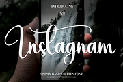Instagnam | Script Font, a Script Font by Scratchones (Thumbnail 1 of 8)
