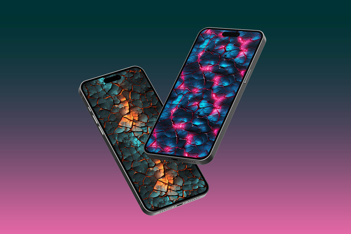 Neon Crack Texture Seamless Pattern, a Pattern Graphic by Forhadx5 (Photo 5 of 11)
