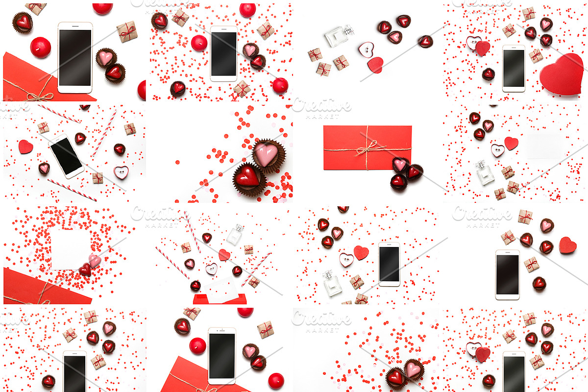 Valentine's Day Photo Bundle, a Books & Magazine Mockup by KateAedon (Photo 3 of 3)
