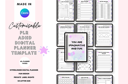 Canva ADHD Digital Planner