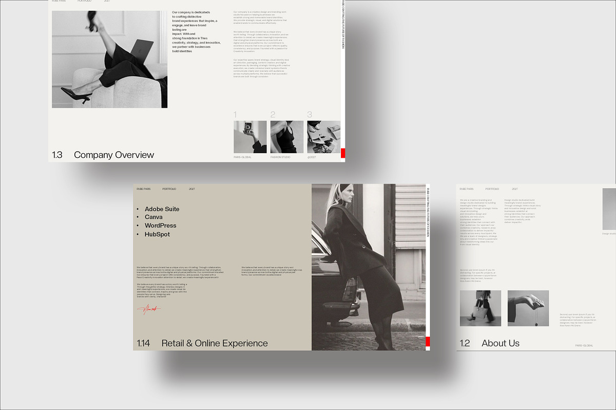 RUBE | Brand Portfolio Presentation, a Presentation Template by CreativexGenius (Photo 4 of 11)