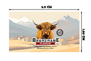 Customizable Beer Can label design, a Templates & Theme by FOXSTUDIO001 (Thumbnail 5 of 5)