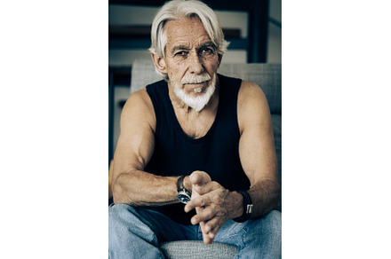 Senior Man With Long Hair and Beard
